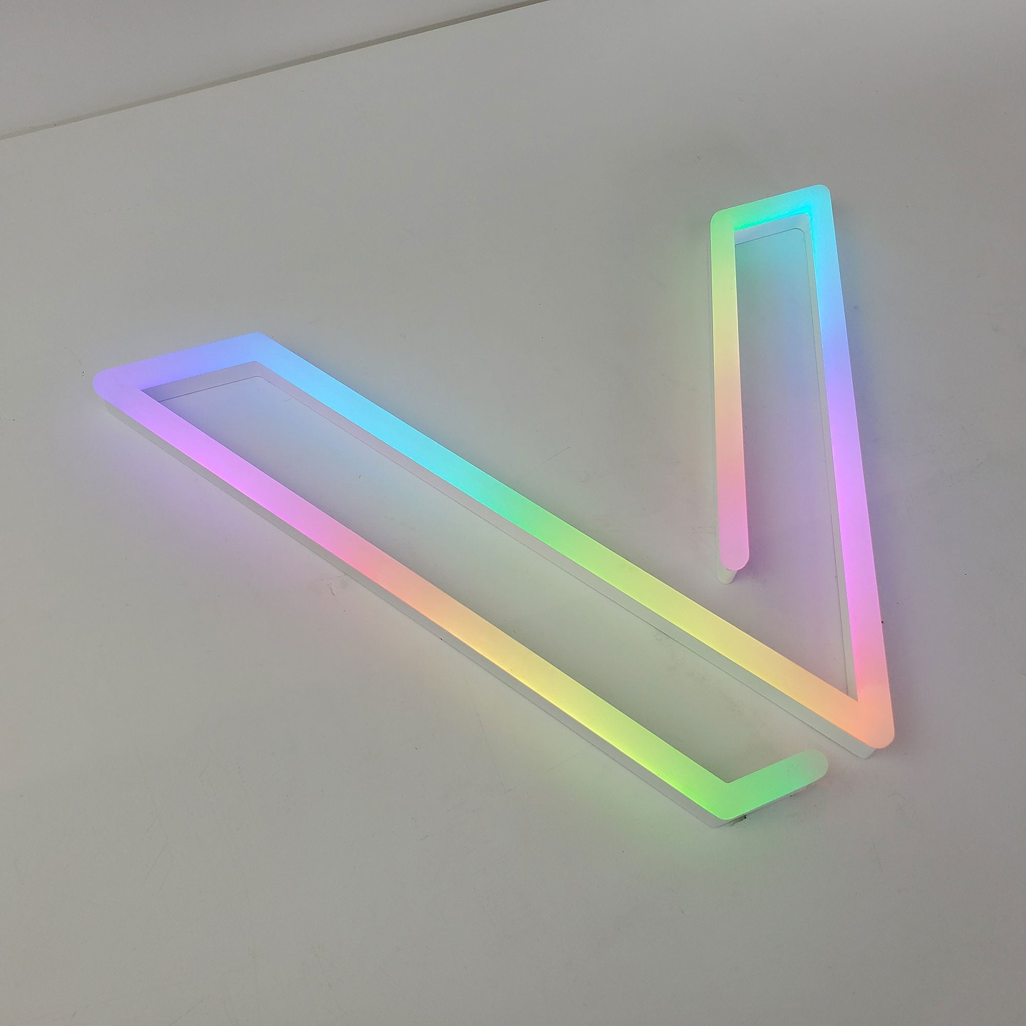 Business faux acrylic neon sign letters waterproof RGB LED letters sign decor for shop bar store