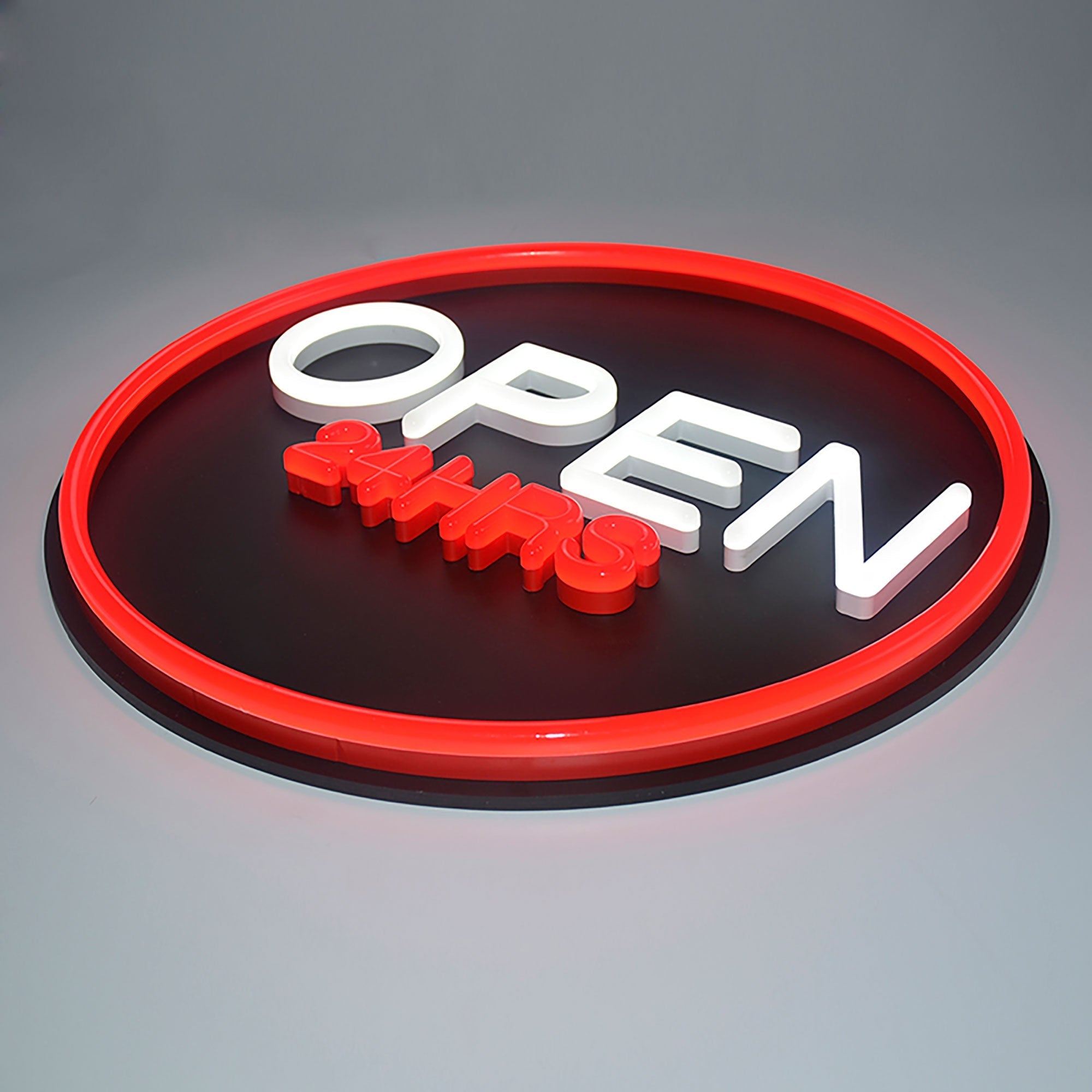 Restaurant Pizza Shop Window Sign LED OPEN Acrylic Letters Door Hanging Neon Signage