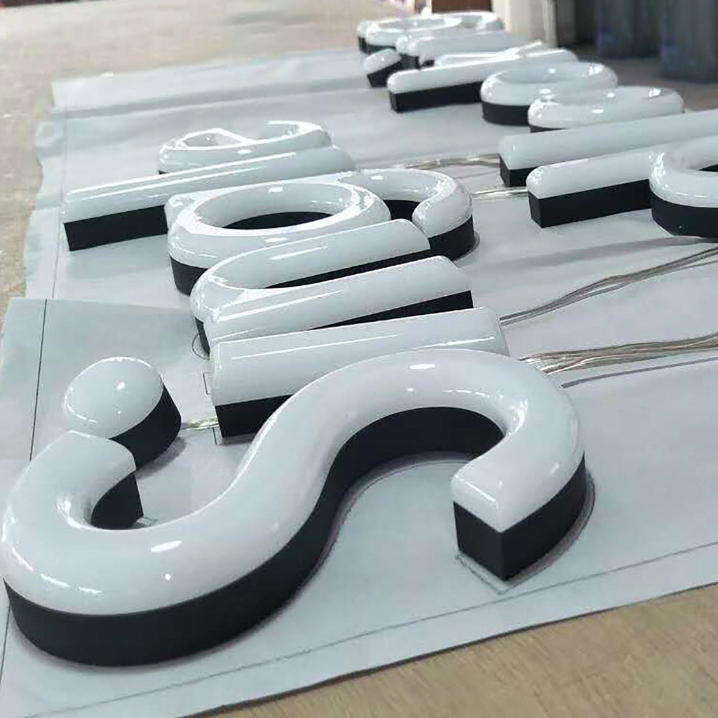 Custom Company Logo Letter Led Faux Neon Light Acrylic Neon Signs Lighted Lobby Signage