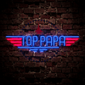 Top Papa Father's Day Artwork Neon Sign