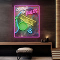 Rebelious Change The Rule Collapse Art LED Neon Signs Light Pop Art