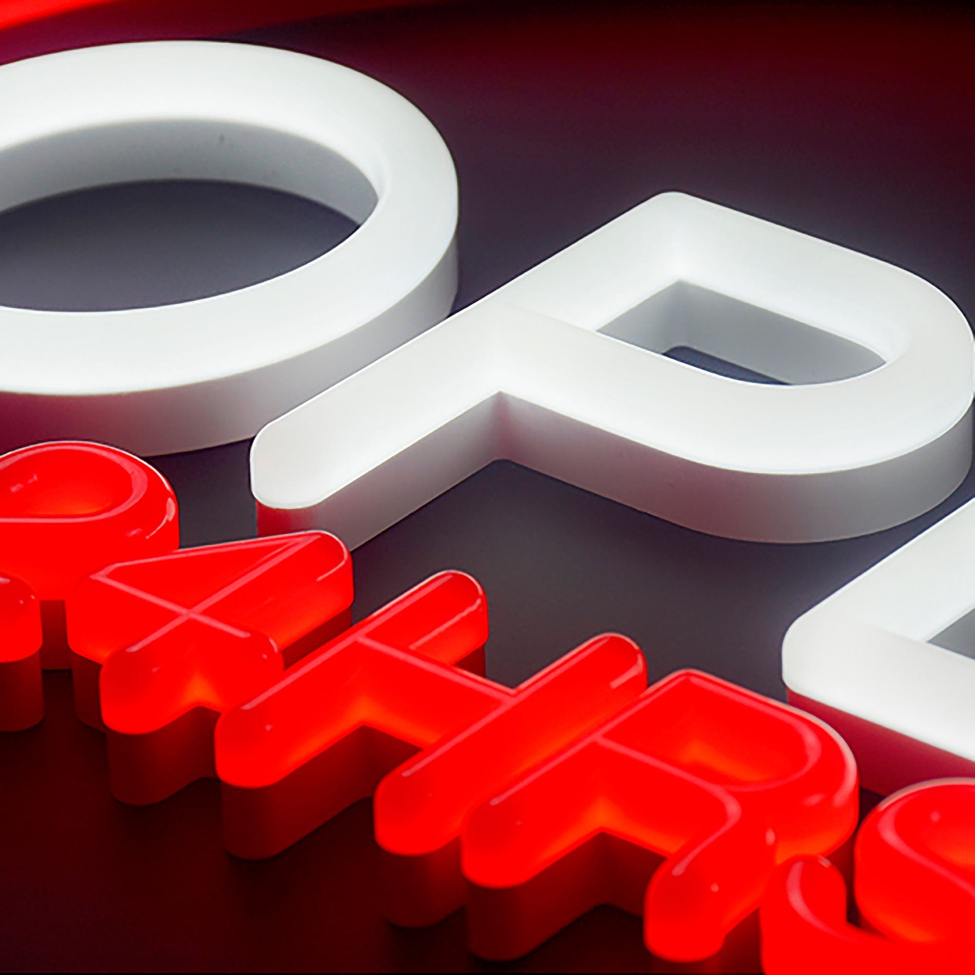 Restaurant Pizza Shop Window Sign LED OPEN Acrylic Letters Door Hanging Neon Signage