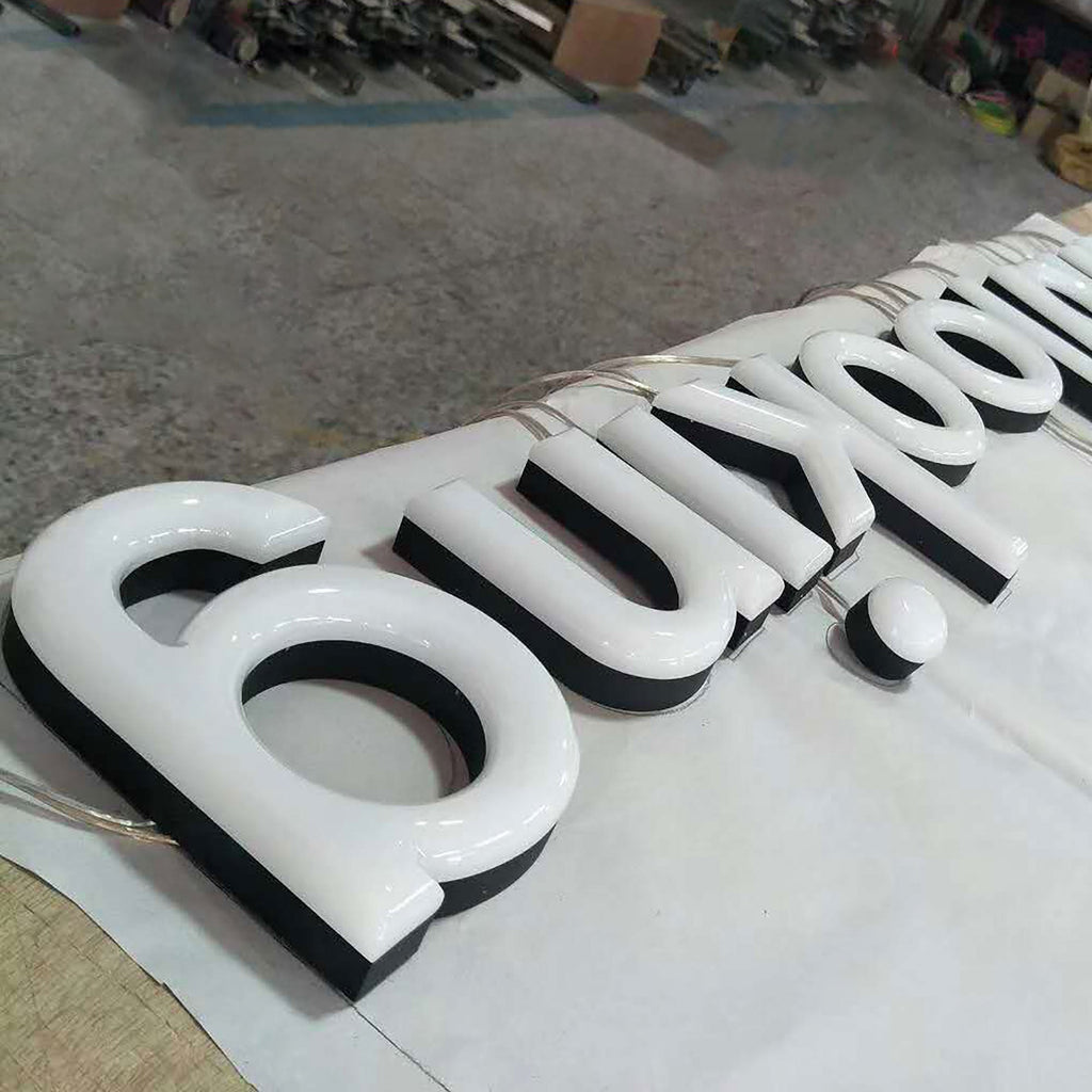 Custom Company Logo Letter Led Faux Neon Light Acrylic Neon Signs Lighted Lobby Signage