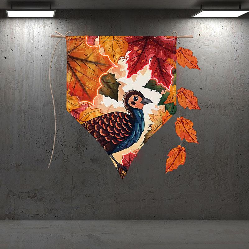 Thanksgiving Tinsel - neon signs Turkey and Maple Blessing Cozy Decoration