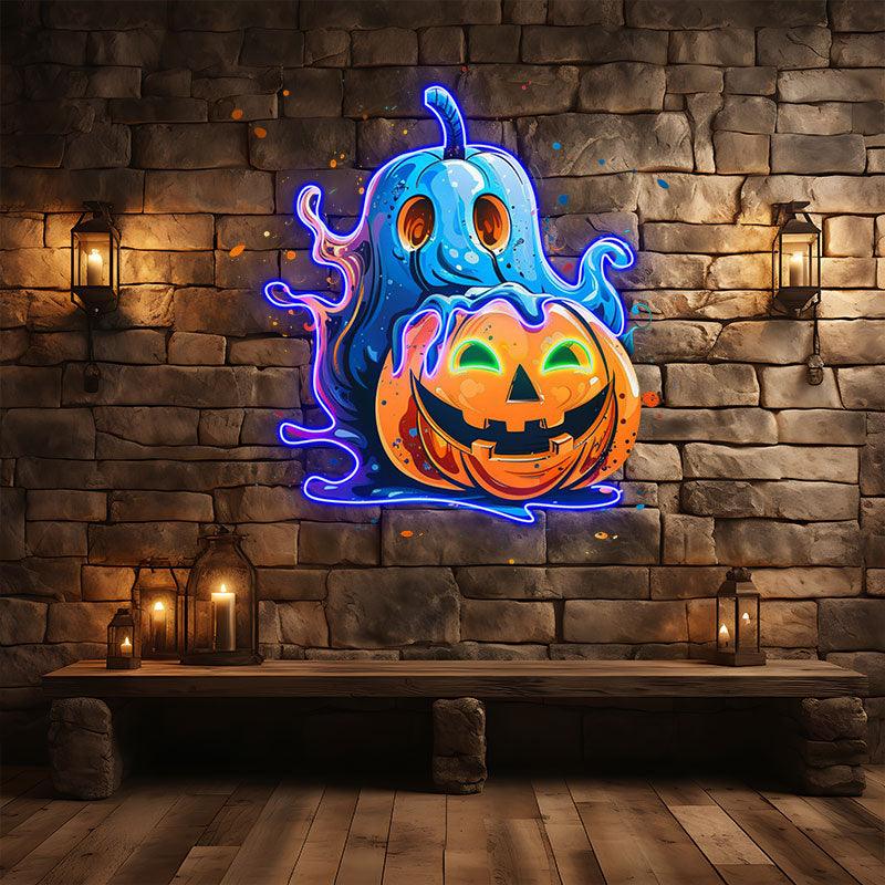 Pumpkin Good Friends LED Neon signs Lights | Holiday Decoration Lights | Creative Halloween Home Lighting