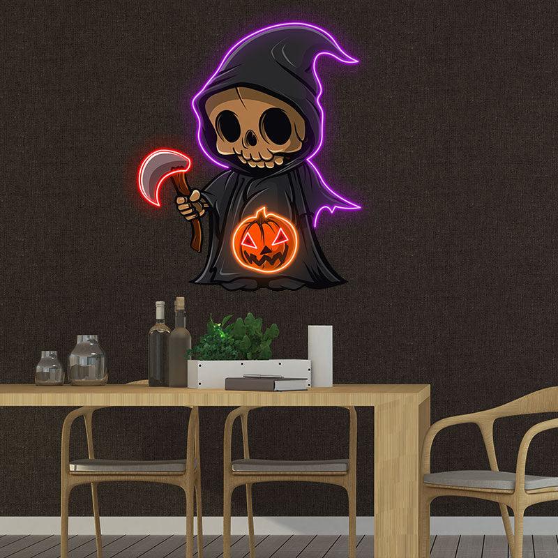 Adorable Halloween Fairy Decoration | Enchanting LED Light neon sign  for Spooky Season | Perfect for Home and Parties