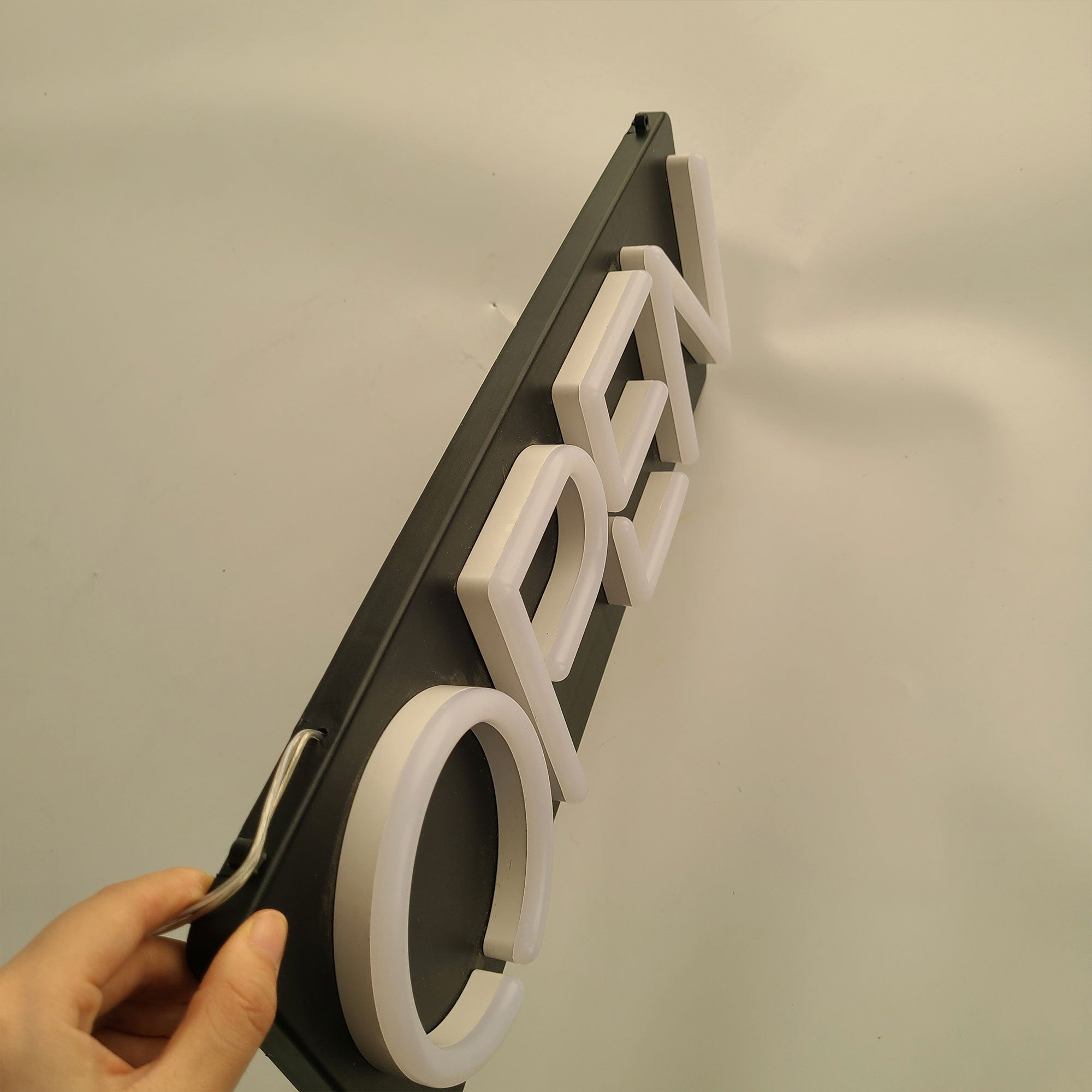 Custom Signboard Acrylic Neon Light Led Open Sign Wall Store  Salon Shop Bar Cafe Shop Decor