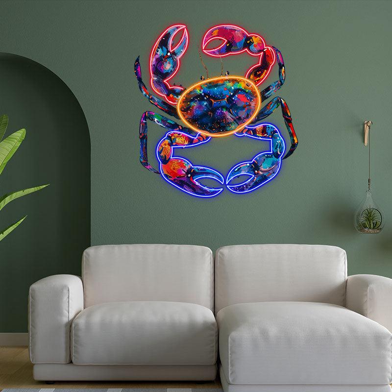 Cancer Neon signs Light - Stylish LED Zodiac Sign for Home Decor, Perfect Gift for Cancer Fans, Moon Child Wall Art