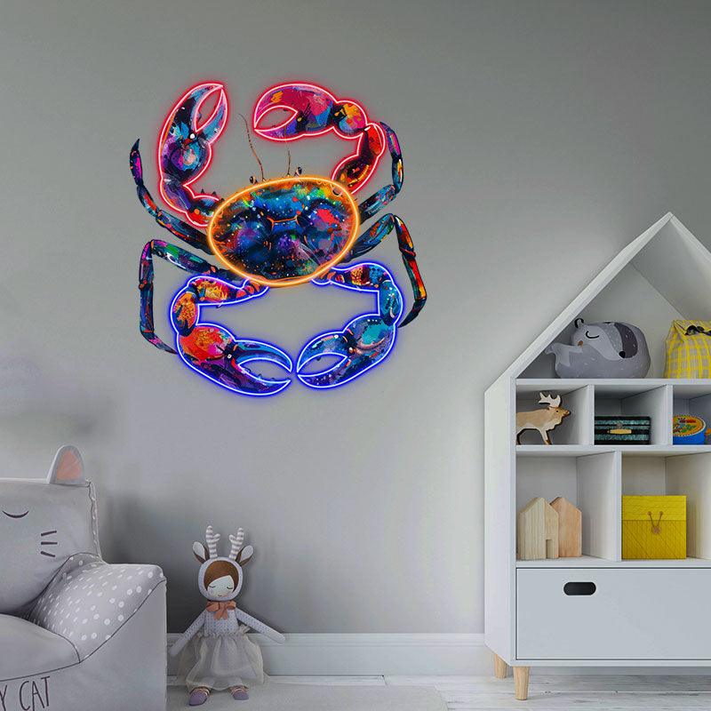 Cancer Neon signs Light - Stylish LED Zodiac Sign for Home Decor, Perfect Gift for Cancer Fans, Moon Child Wall Art