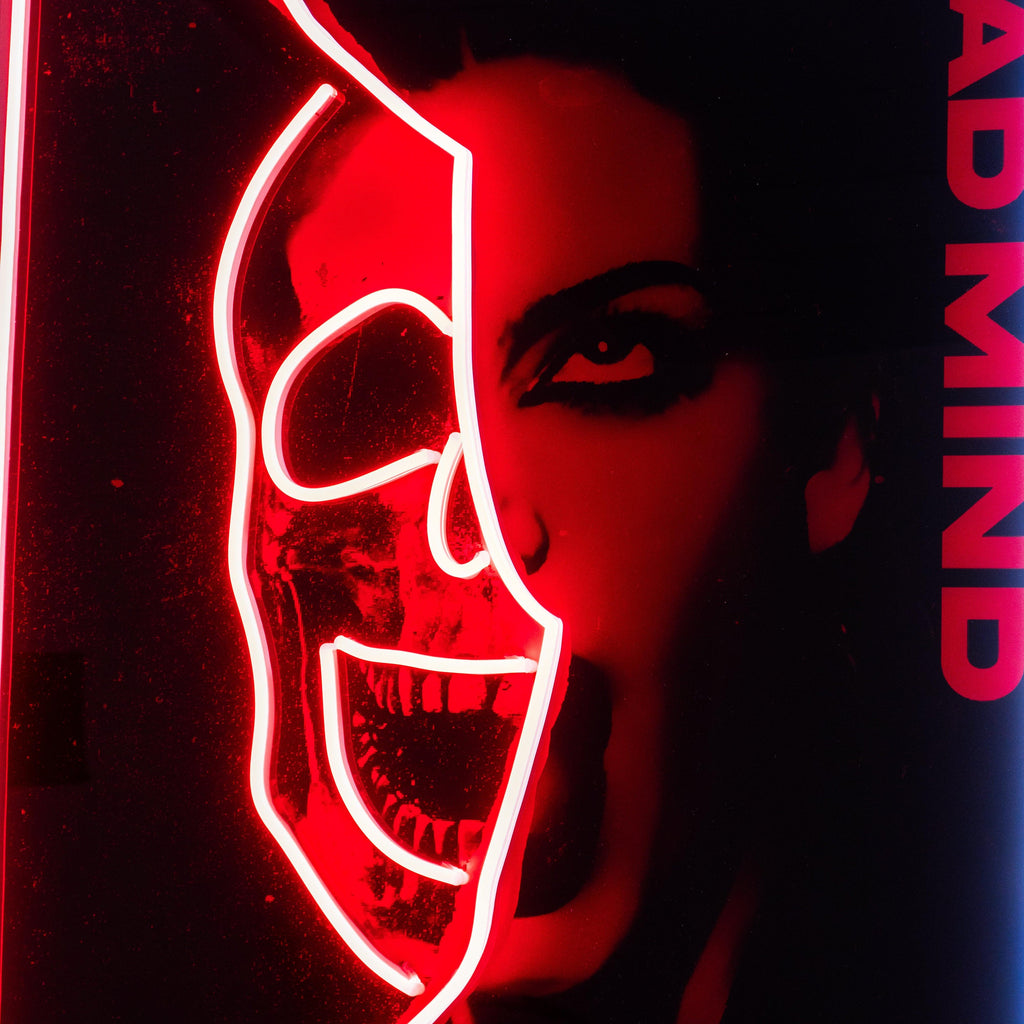 Hidden Mad Mind Collapse Art LED Neon Sign Light Pop Art