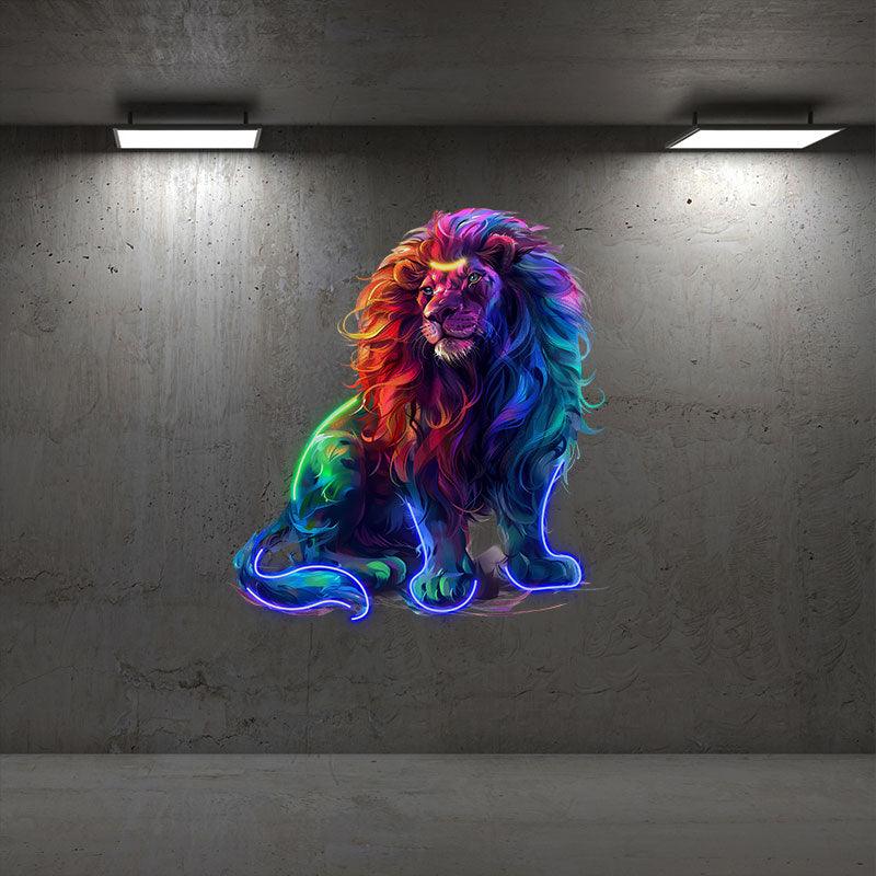 Leo Neon signs Light - Bold LED Zodiac Sign Decor for Home, Perfect Gift for Leo Enthusiasts, Fierce Wall Art