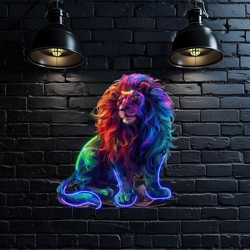 Leo Neon signs Light - Bold LED Zodiac Sign Decor for Home, Perfect Gift for Leo Enthusiasts, Fierce Wall Art