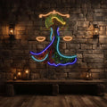 Libra Neon  signs Light - Elegant LED Zodiac Sign Decor for Home, Perfect Gift for Libra Lovers, Balance and Harmony Wall Art