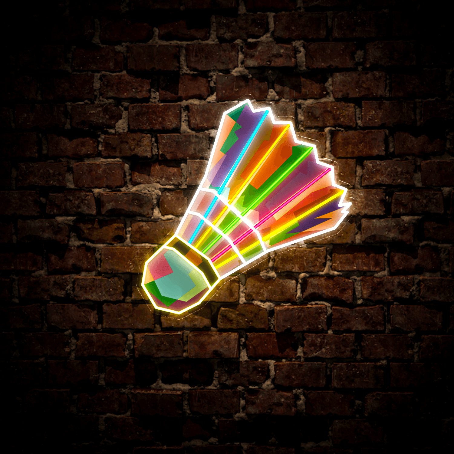 Badminton Artwork Neon Sign