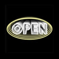 Open Label Infinity Neon Sign