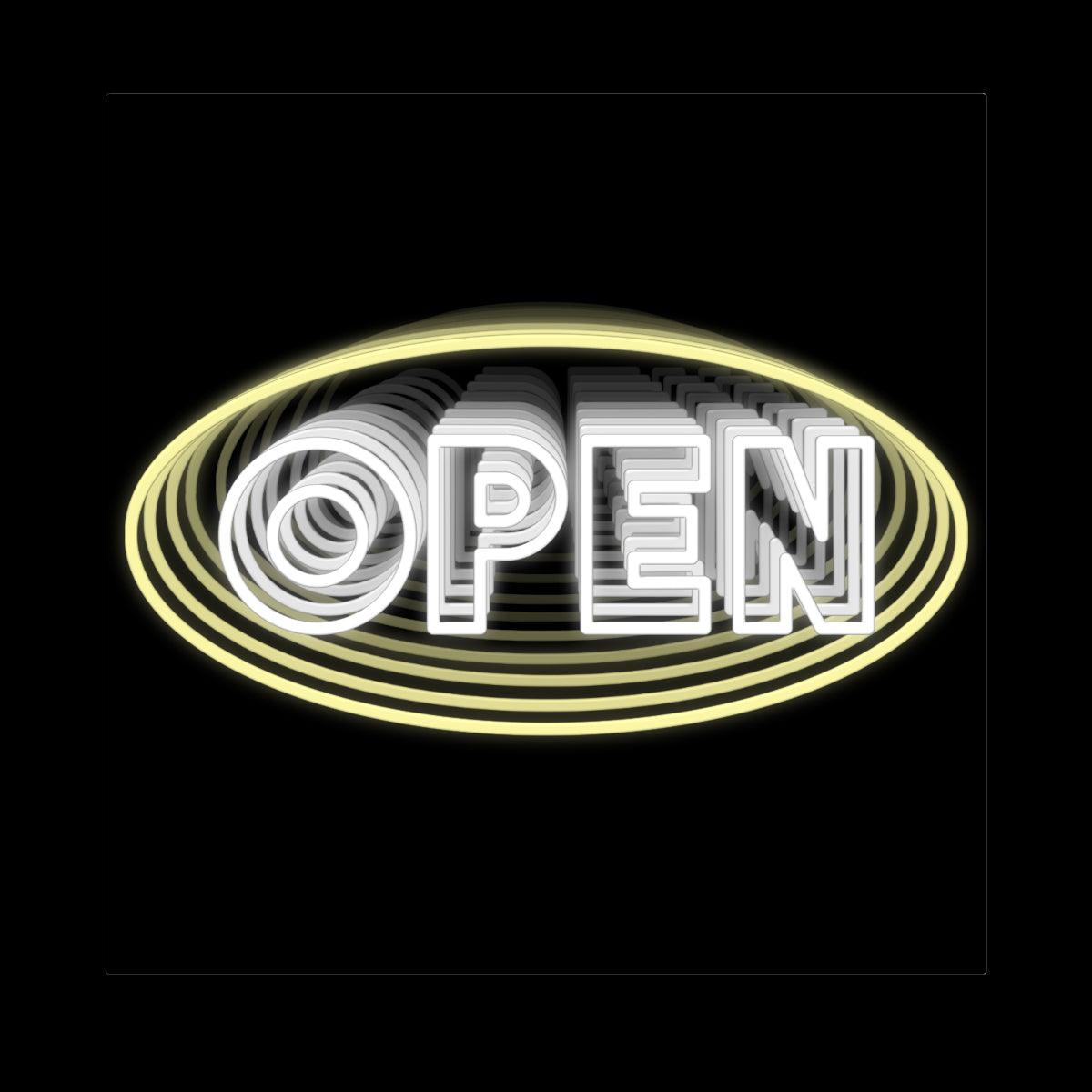 Open Label Infinity Neon Sign