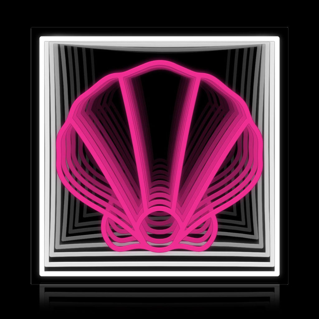Pink Sea Shell Infinity Neon Sign
