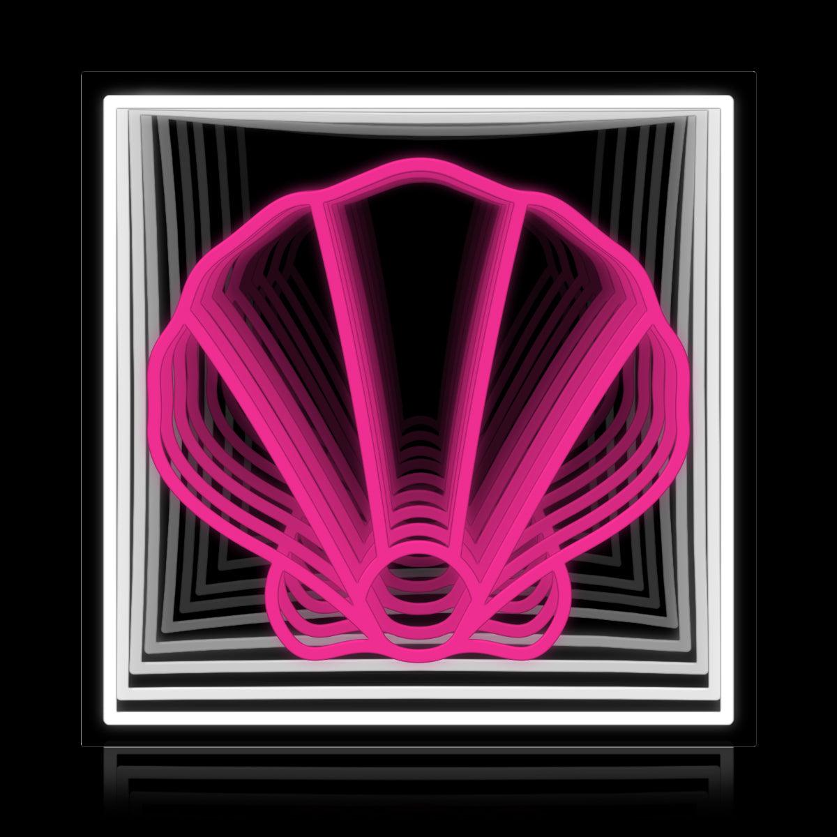 Pink Sea Shell Infinity Neon Sign