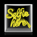 Selfie Here Infinity Neon Sign