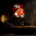 Life Is A Journey Artwork Neon Sign
