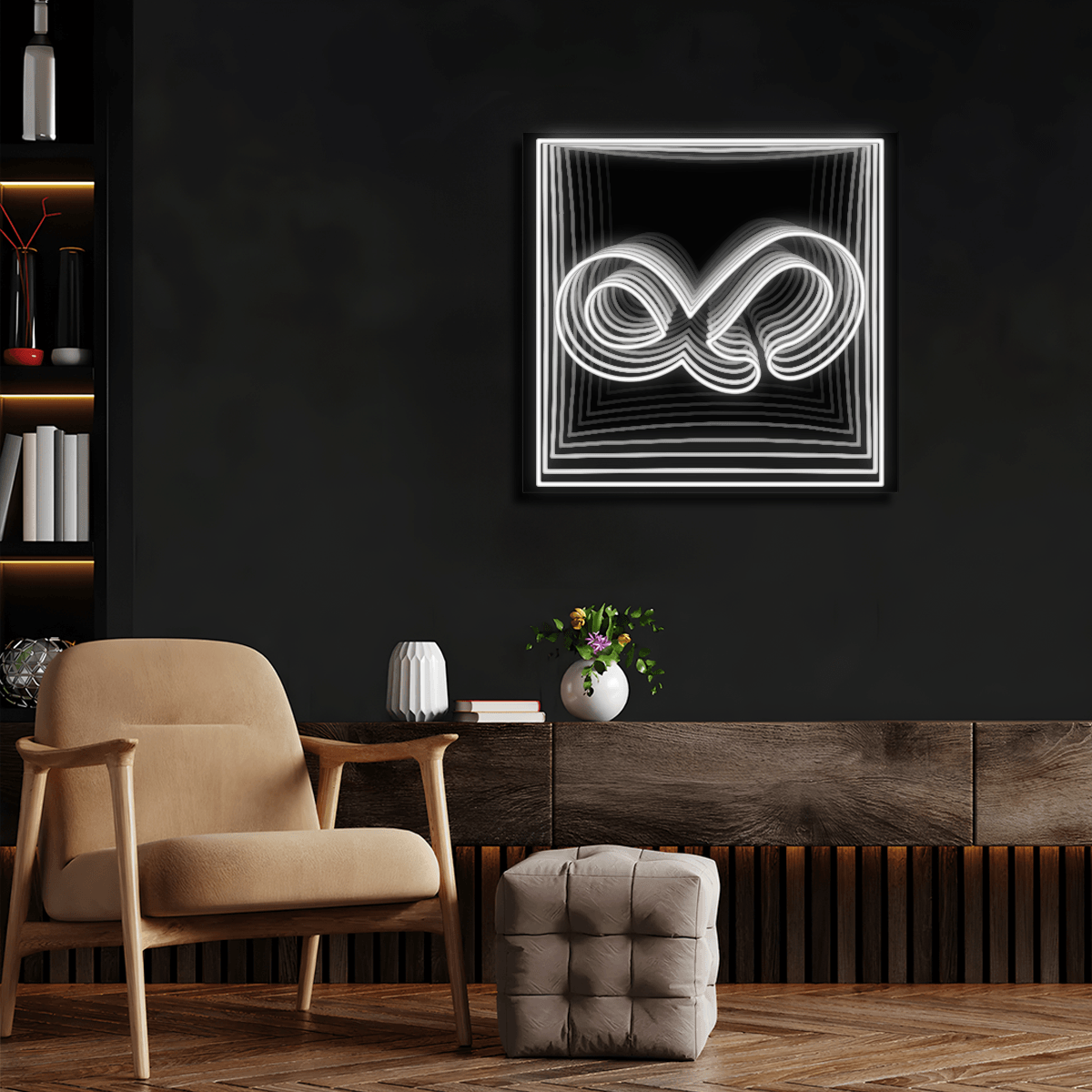 Broken Infinity Neon Sign