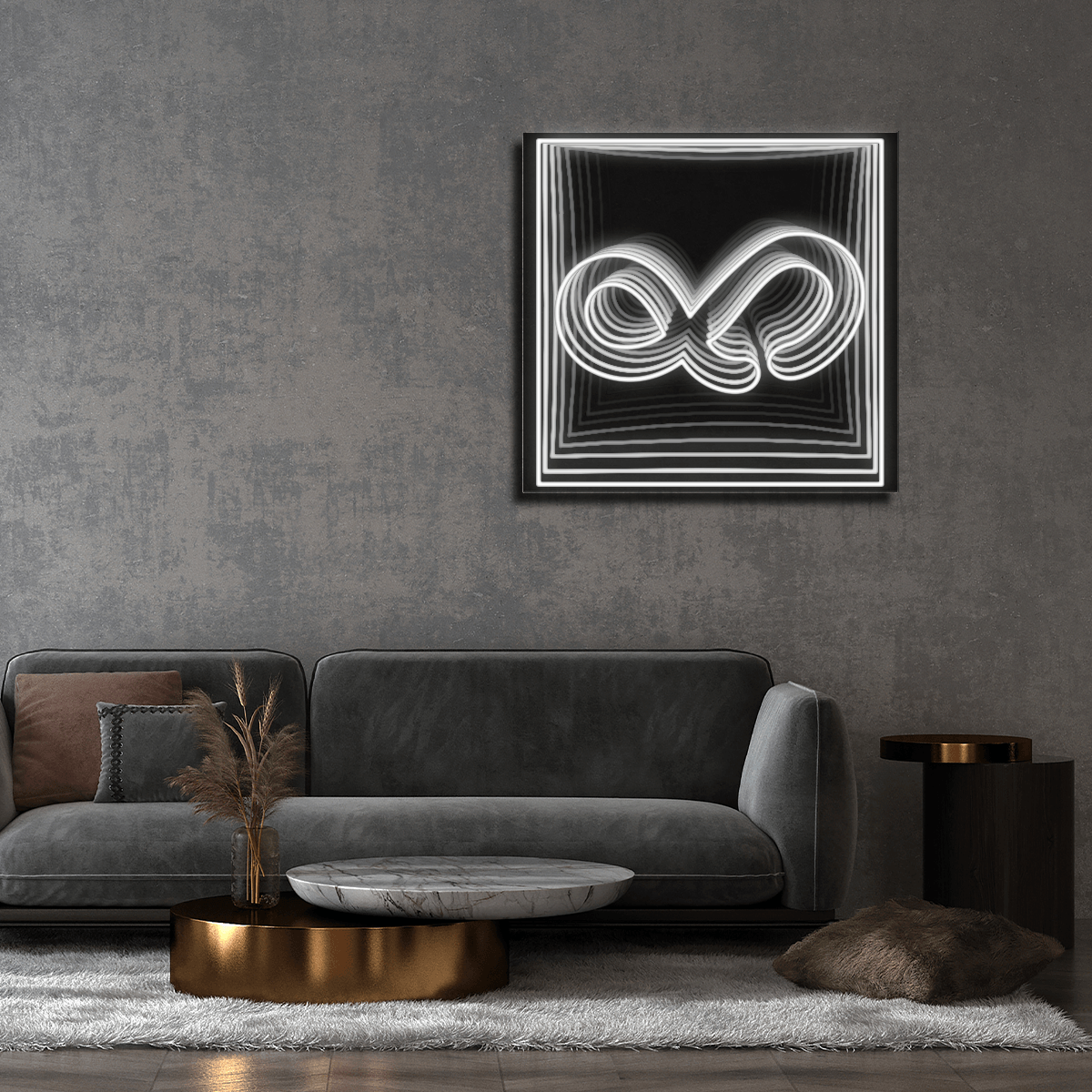 Broken Infinity Neon Sign