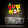 Summer Poster Artwork Neon Sign