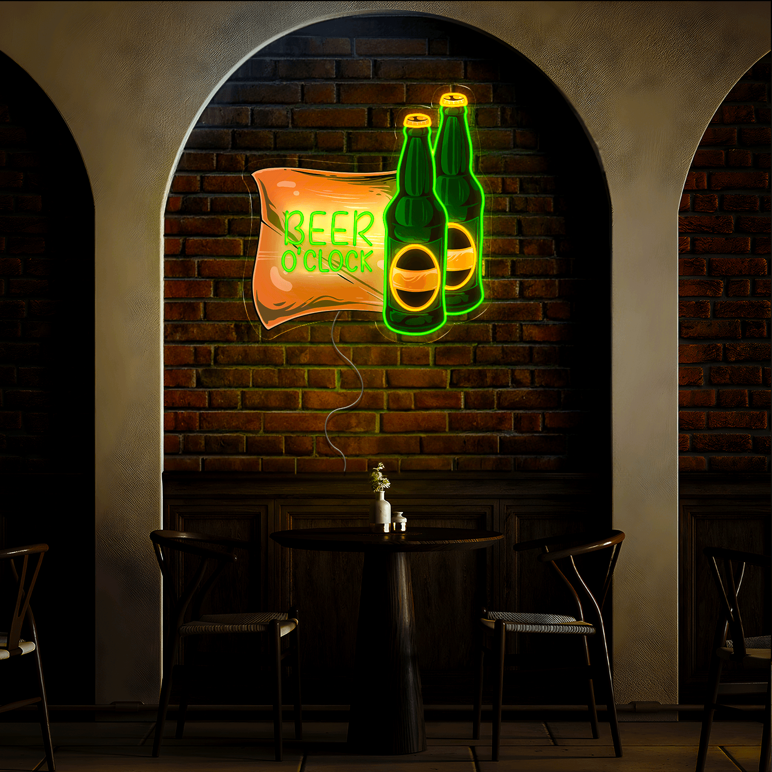 Beer O'clock Artwork Neon Sign