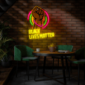 Black Lives Matter Artwork Neon Sign