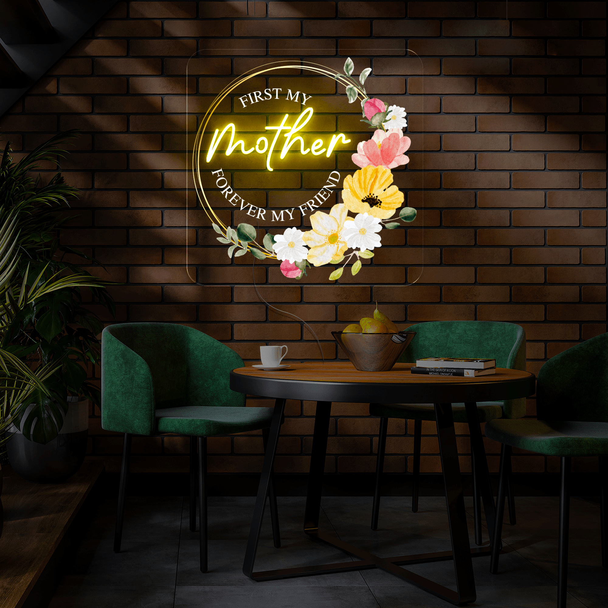 Happy Mother's Day Artwork Neon Sign
