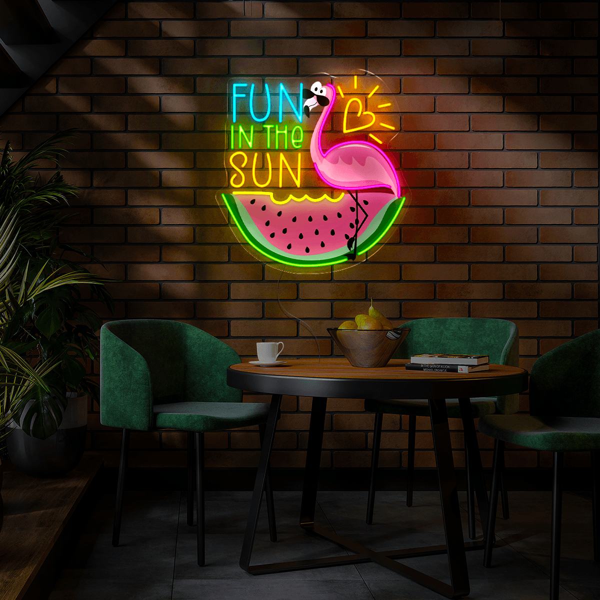Fun In The Sun Artwork Neon Sign
