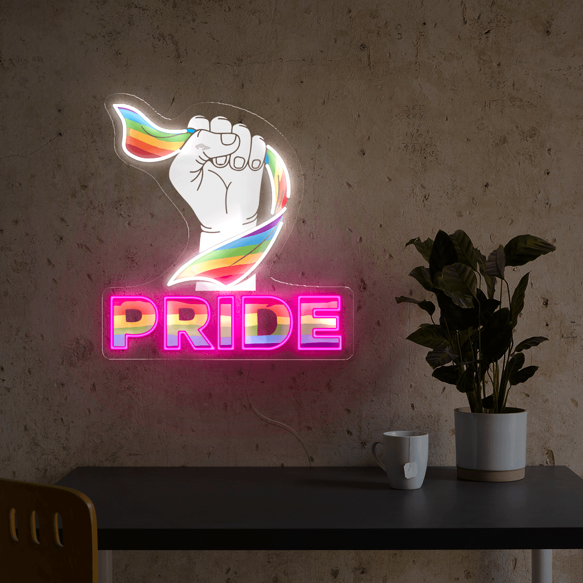Pride Month Artwork Neon Sign