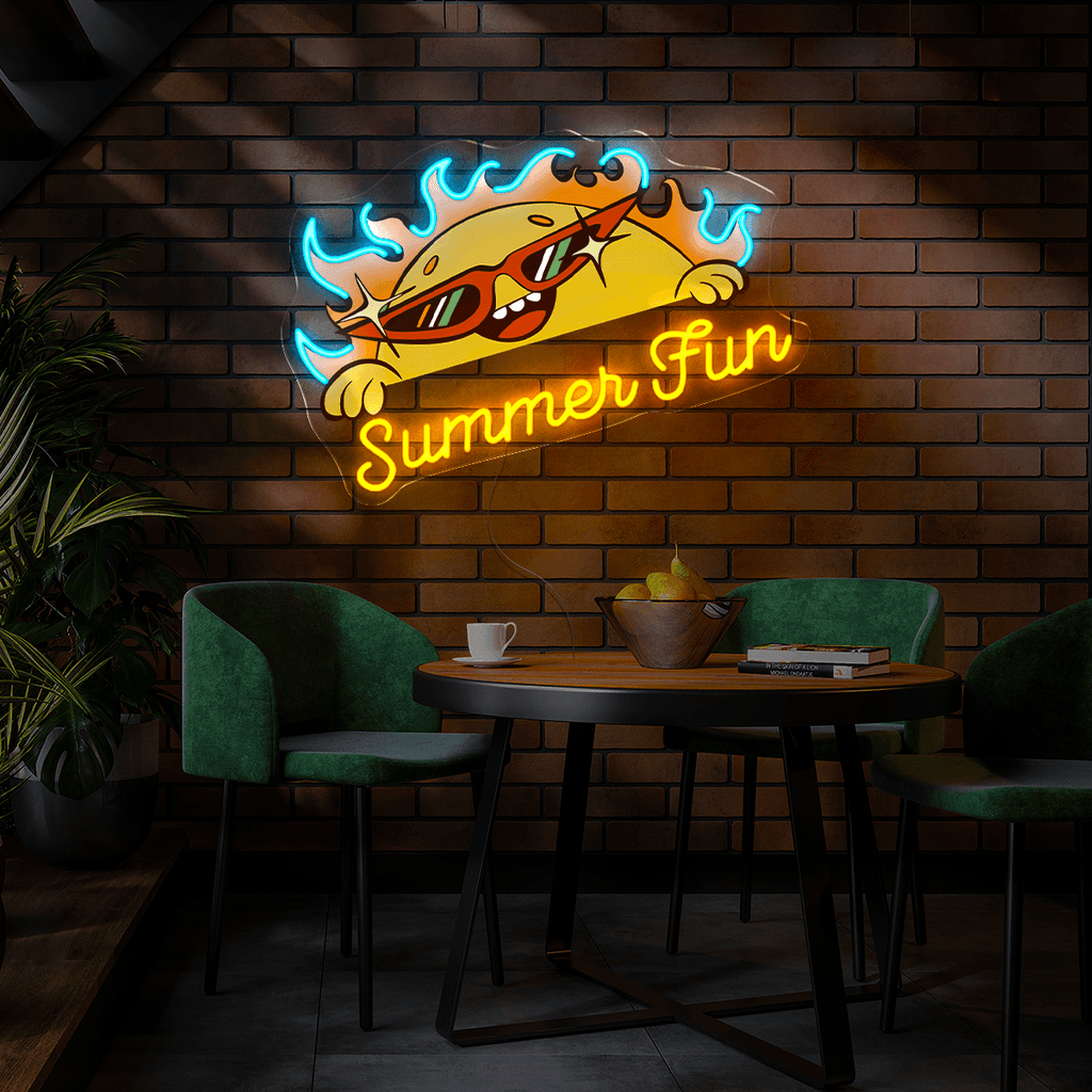 Summer Fun Artwork Neon Sign