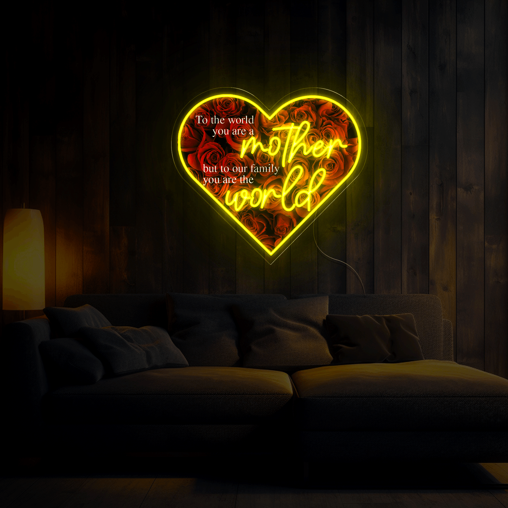 Mother's Day Message Artwork Neon Sign