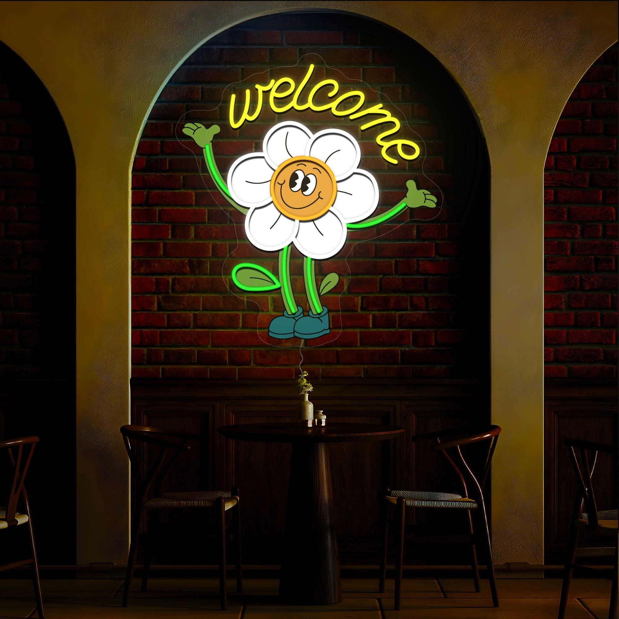 Welcome Artwork Neon Sign