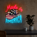 Made In America 4th of July Artwork Neon Sign