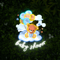 Baby Shower Artwork Neon Sign