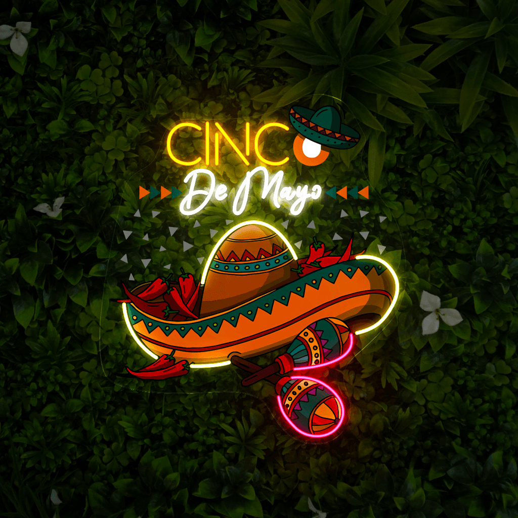 Cinco De Mayo Artwork Neon Sign
