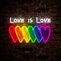 Love Is Love Artwork Neon Sign