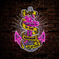 God Is The Anchor Of My Soul Artwork Neon Sign