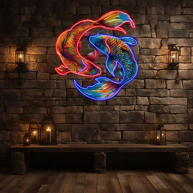 Pisces Neon signs Light - Enchanting LED Zodiac Sign Decor for Home, Perfect Gift for Pisces Lovers, Dreamy Wall Art