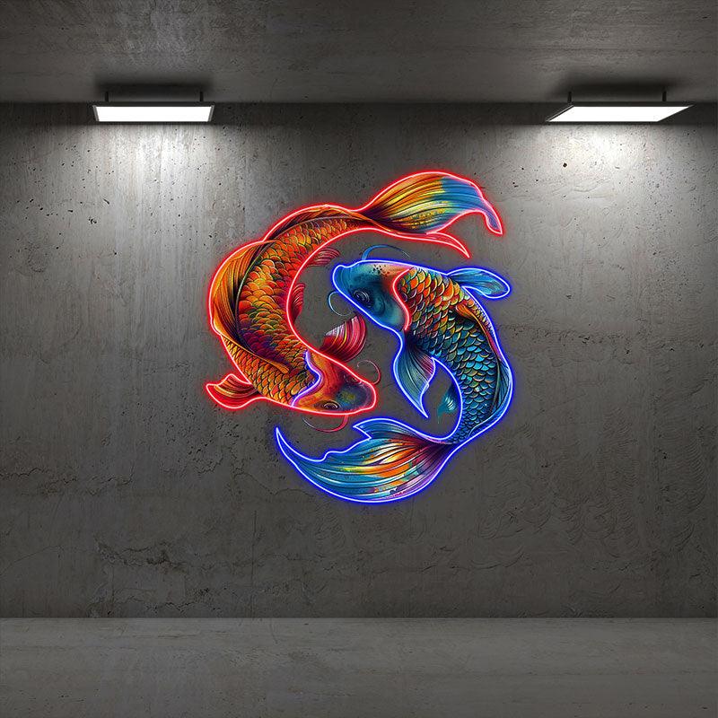 Pisces Neon signs Light - Enchanting LED Zodiac Sign Decor for Home, Perfect Gift for Pisces Lovers, Dreamy Wall Art