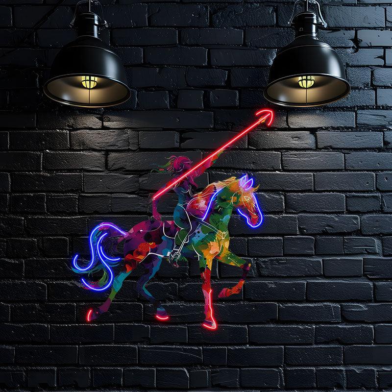 Sagittarius Neon signs Light - Adventurous LED Zodiac Sign Decor for Home, Perfect Gift for Sagittarius Enthusiasts, Free-Spirited Wall Art