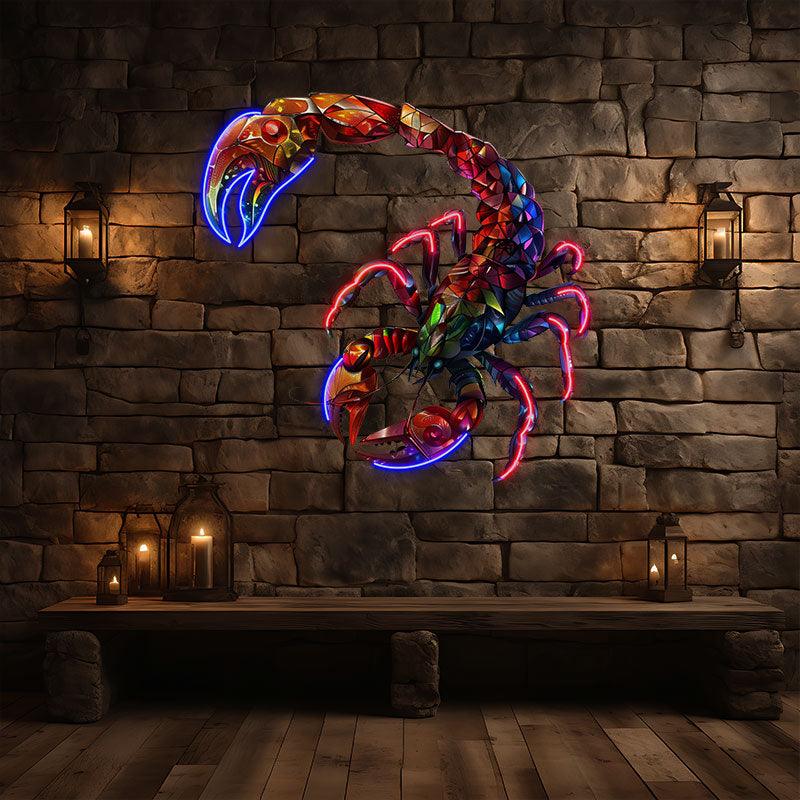 Scorpio Neon signs Light - Mysterious LED Zodiac Sign Decor for Home, Perfect Gift for Scorpio Enthusiasts, Intense and Passionate Wall Art