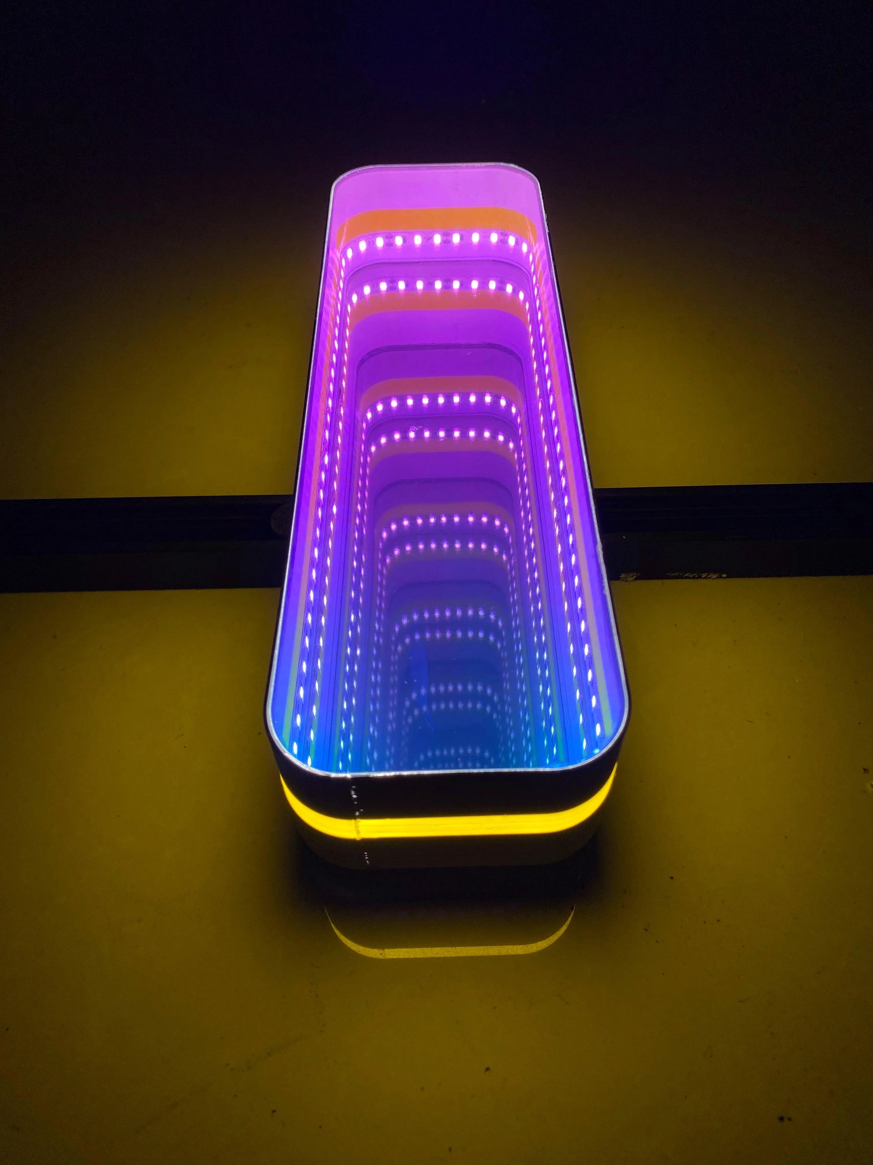 Stocked Infinity Mirror 3D Letters, Uppercase  letters, Perfect for Restaurant, Market, Bar, Hotel Decor