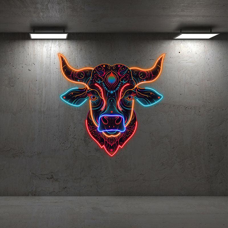 Taurus Neon signs Light - LED Zodiac Sign Decor for Home, Astrology Gift for Taurus Lovers, Unique Taurus Wall Art