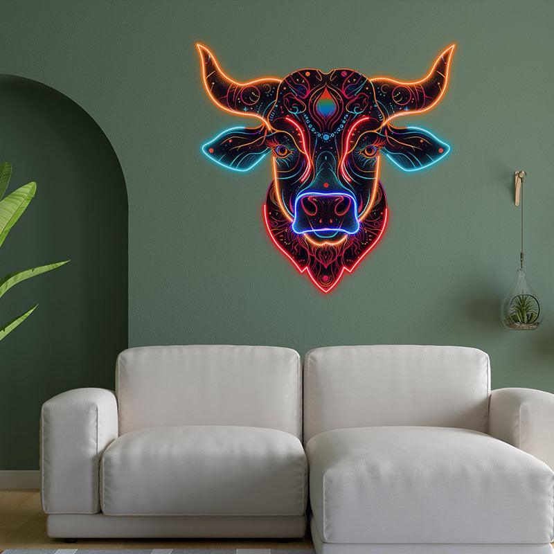 Taurus Neon signs Light - LED Zodiac Sign Decor for Home, Astrology Gift for Taurus Lovers, Unique Taurus Wall Art