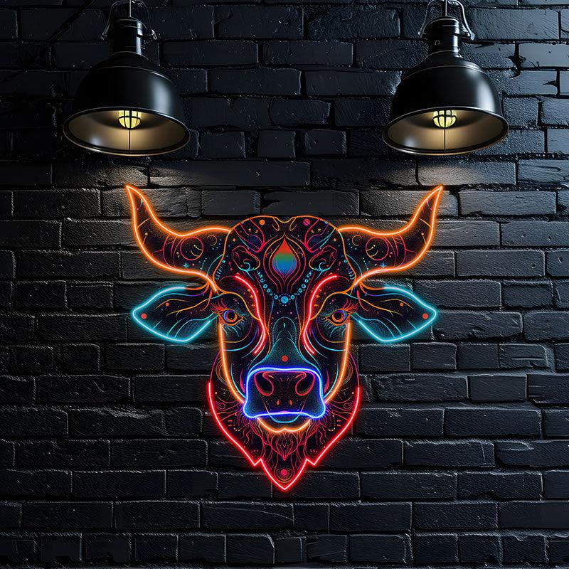 Taurus Neon signs Light - LED Zodiac Sign Decor for Home, Astrology Gift for Taurus Lovers, Unique Taurus Wall Art