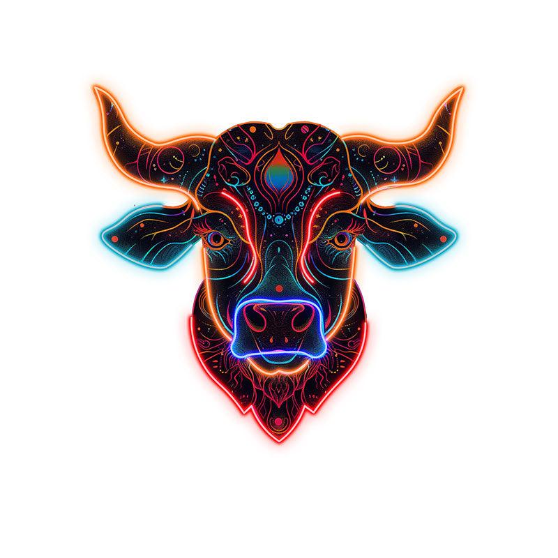 Taurus Neon signs Light - LED Zodiac Sign Decor for Home, Astrology Gift for Taurus Lovers, Unique Taurus Wall Art