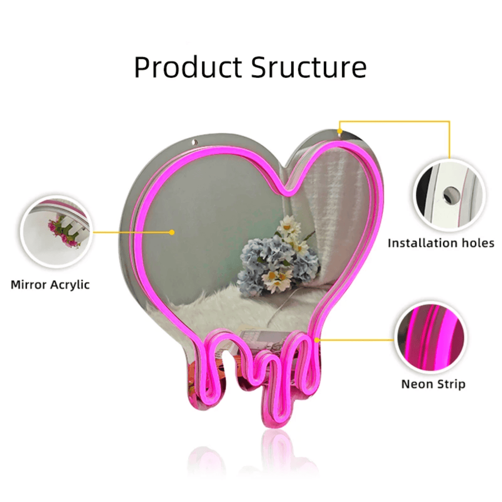 Melting Heart Neon Sign